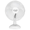 Picture of Adler AD 7303 Desk Fan, Number of speeds 3, 80 W, Oscillation, Diameter 30 cm, White