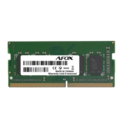 Attēls no AFOX AFSD34BN1P memory module 4 GB 1 x 4 GB DDR3 1600 MHz