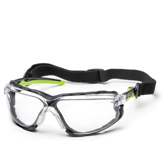 Изображение Aizsargbrilles Active Vision caurspīdīgas ar gumiju