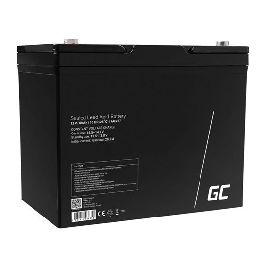 Изображение Green Cell Akumulator AGM VRLA 12V 80Ah