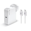 Attēls no ALOGIC USB-C Wall Charger 60W‚ Travel Edition‚ Includes plugs for AU US EU and UK - WHITE