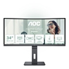 Picture of AOC CU34P3CV computer monitor 86.4 cm (34") 3440 x 1440 pixels UltraWide Quad HD LED Black