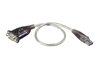 Picture of ATEN UC232A serial cable Transparent 0.35 m USB Type-A DB-9