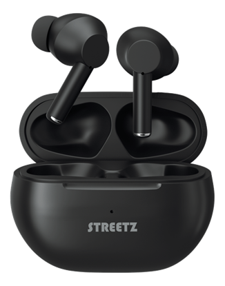 Attēls no Ausinės STREETZ True Wireless, Bluetooth 5, juodos  / TWS-117
