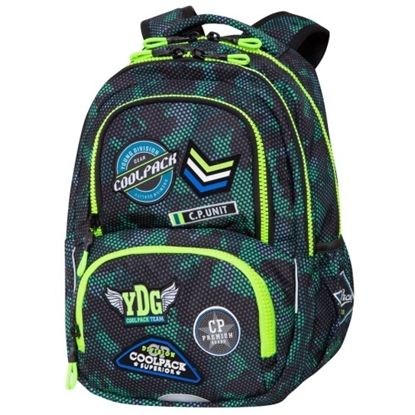 Picture of Backpack CoolPack Spiner Termic Badges Boys Green