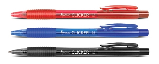 Picture of Ball pen Forpus Clicker, 0.7mm, Red 1203-005