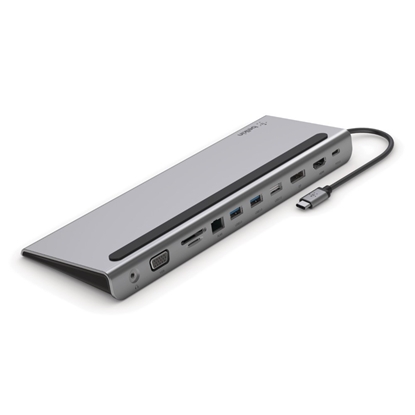 Picture of Belkin INC004BTSGY notebook dock/port replicator Wired USB 3.2 Gen 1 (3.1 Gen 1) Type-C Black, Grey