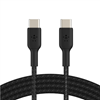 Picture of Belkin USB-C/USB-C Cable 1m coated, black CAB004bt1MBK
