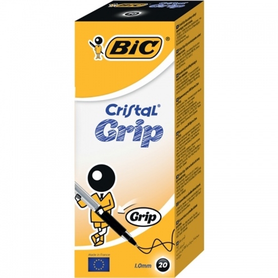 Picture of BIC Ball pen CRISTAL GRIP MED 1.00 mm blue 1 pcs. 233980