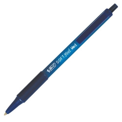 Picture of BIC Ballpoint pens SOFTFEEL CLIC 0.32 mm, blue, 1 pcs. 914346