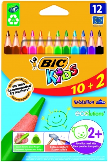 Picture of BIC Colored pencils EVOLUTION TRIANGLE 12 colours 8871462