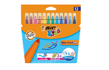 Picture of BIC Felt pens KID Couleur XL CBW 12 colours
