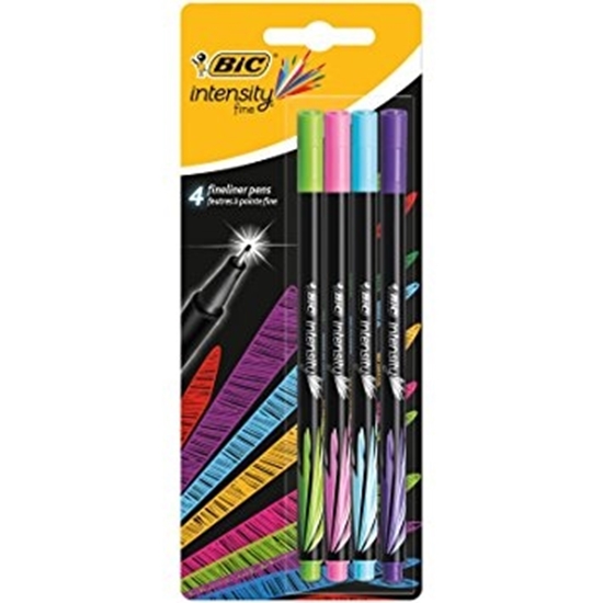 Picture of BIC Fineliners INTENSITY FINE FUN MIX BCL, Set 4 colours 449275