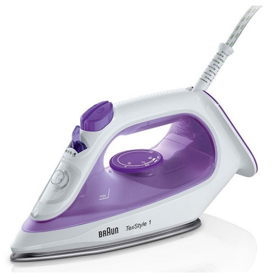 Picture of BRAUN TexStyle 1 Steam Iron SI 1080 VI, Violet/white