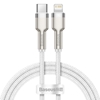 Изображение Kabel USB Baseus USB-C - Lightning 1 m Biały (CATLJK-A02)