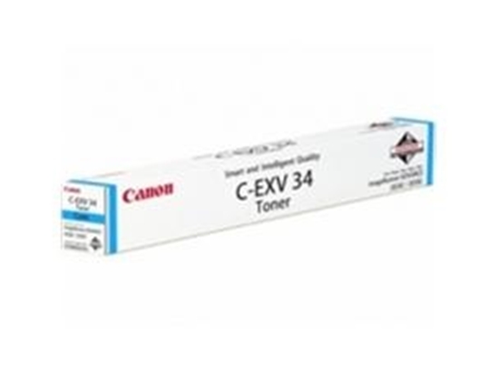 Picture of Canon C-EXV 34 toner cartridge 1 pc(s) Original Cyan