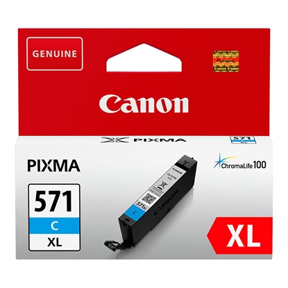Picture of Tintes Canon CLI-571XLC (0332C001), zils kārtridžs tintes printeriem