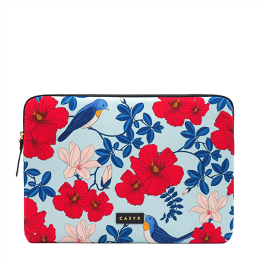 Picture of Casyx | Fits up to size 13 ”/14 " | Casyx for MacBook | SLVS-000003 | Sleeve | Springtime Bloom | Waterproof