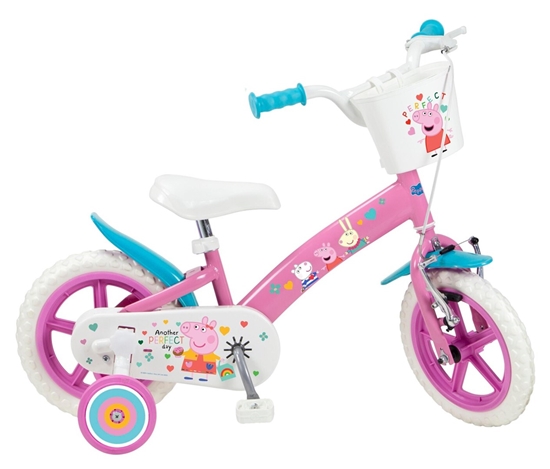 Изображение Children's bicycle 12" Peppa Pig pink 1195 Pink TOIMSA