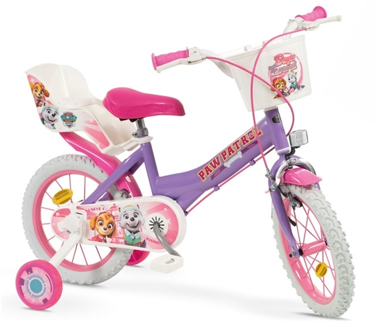 Picture of Children's Bike 14" Paw Patrol Purple 1480 Girl TOIMSA