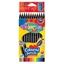 Picture of Colorino Kids Triangular coloured pencils 12 colours (with sharpener) black wooden