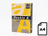 Picture of Colour paper Double A, 80g, A4, 500 sheets, GOLD