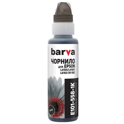 Picture of Compatible Barva Epson 101 BK (C13T03V14A) (E101-558-1K) Ink Refill Bottle, Black