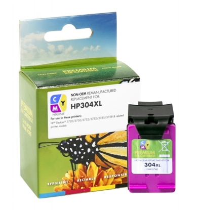 Attēls no Compatible Static-Control HP Ink No.304 XL Color (N9K07AE)