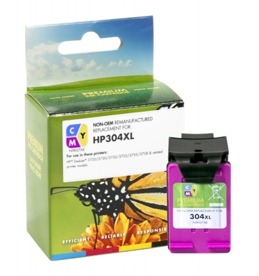 Picture of Compatible Static-Control HP Ink No.304 XL Color (N9K07AE)