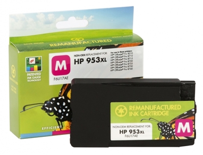 Изображение Compatible Static Control HP 953XL (F6U17AE) Ink Cartridge, Magenta (New chip)