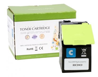Attēls no Compatible Static-Control Lexmark 802HC (80C2HC0), Cyan, 3000 p.