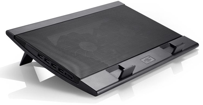 Attēls no DeepCool Wind Pal laptop cooling pad 43.2 cm (17") 1200 RPM Black