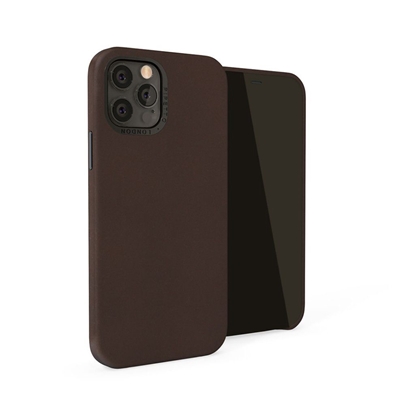 Attēls no Pipetto Magnetic Leather Case for iPhone 12/12 Pro - with magnetic holder - Brown