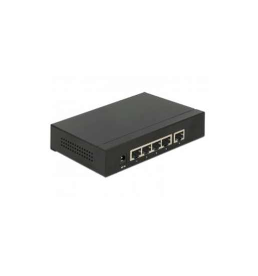 Picture of Delock 10/100 Ethernet Switch 4+1 Port PoE+