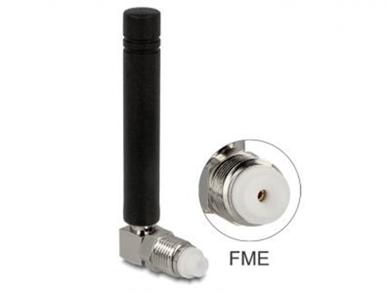 Picture of Delock GSM Quadband Antenna FME 2 dBi 90 Omnidirectional Fixed Black