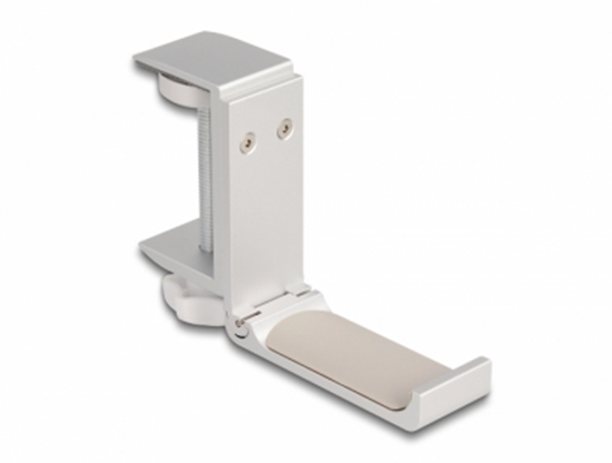 Picture of Delock Headphone Holder adjustable for desk mounting aluminium silver