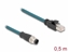 Изображение Delock M12 Adapter Cable A-coded 8 pin male to RJ45 male 50 cm