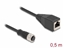 Изображение Delock M12 Adapter Cable D-coded 4 pin female to RJ45 female 50 cm
