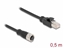 Picture of Delock M12 Adapter Cable D-coded 4 pin female to RJ45 male 50 cm