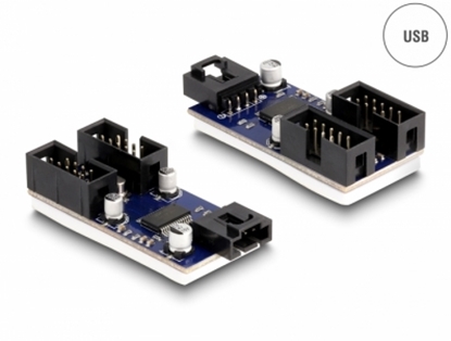 Изображение Delock USB 2.0 pin header male Hub 2 Port