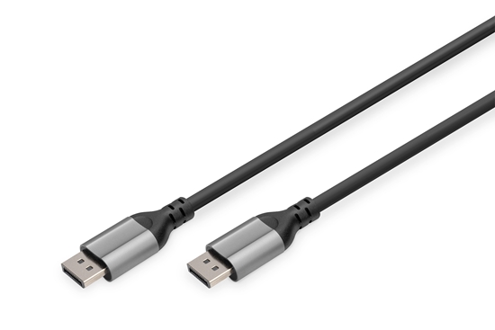 Picture of DIGITUS 8K DisplayPort Cable 1.4 Version, 60Hz, DP/DP, black 1m