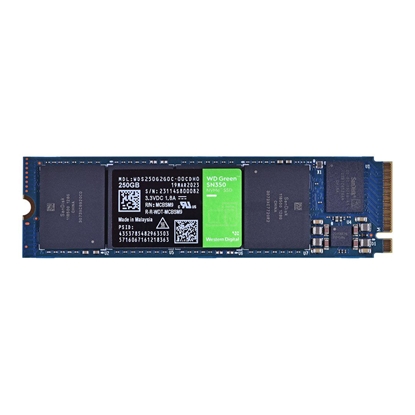 Изображение Dysk SSD WD Green SN350 250GB M.2 2280 PCI-E x4 Gen3 NVMe (WDS250G2G0C)