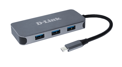 Attēls no D-Link 6-in-1 USB-C Hub with HDMI/Gigabit Ethernet/Power Delivery DUB-2335