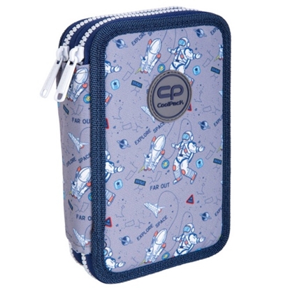 Picture of Double decker school pencil case with equipment Coolpack Jumper 2 Cosmic
