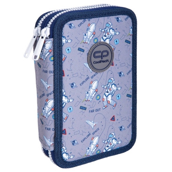 Picture of Double decker school pencil case with equipment Coolpack Jumper 2 Cosmic