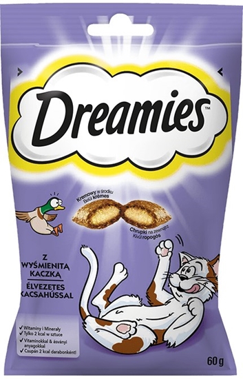 Picture of Dreamies 5998749116500 cat treats Duck Snacks 60g
