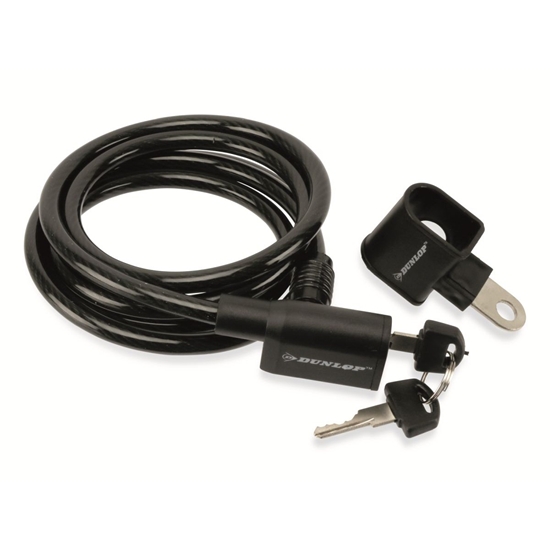 Picture of Dunlop spirālveida atslēgas slēdzene ar vāku 0,8x150cm