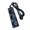 Изображение Eaton 1010081 power cable Black 1.7 m C14 coupler Power plug type F