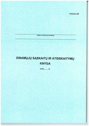 Picture of Einamų sąskaitų ir atsiskaitymų knyga 292, A4 (48) 0720-060