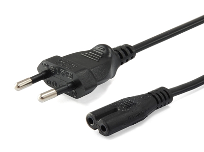 Изображение Equip 112161 power cable Black 3 m Power plug type C C7 coupler